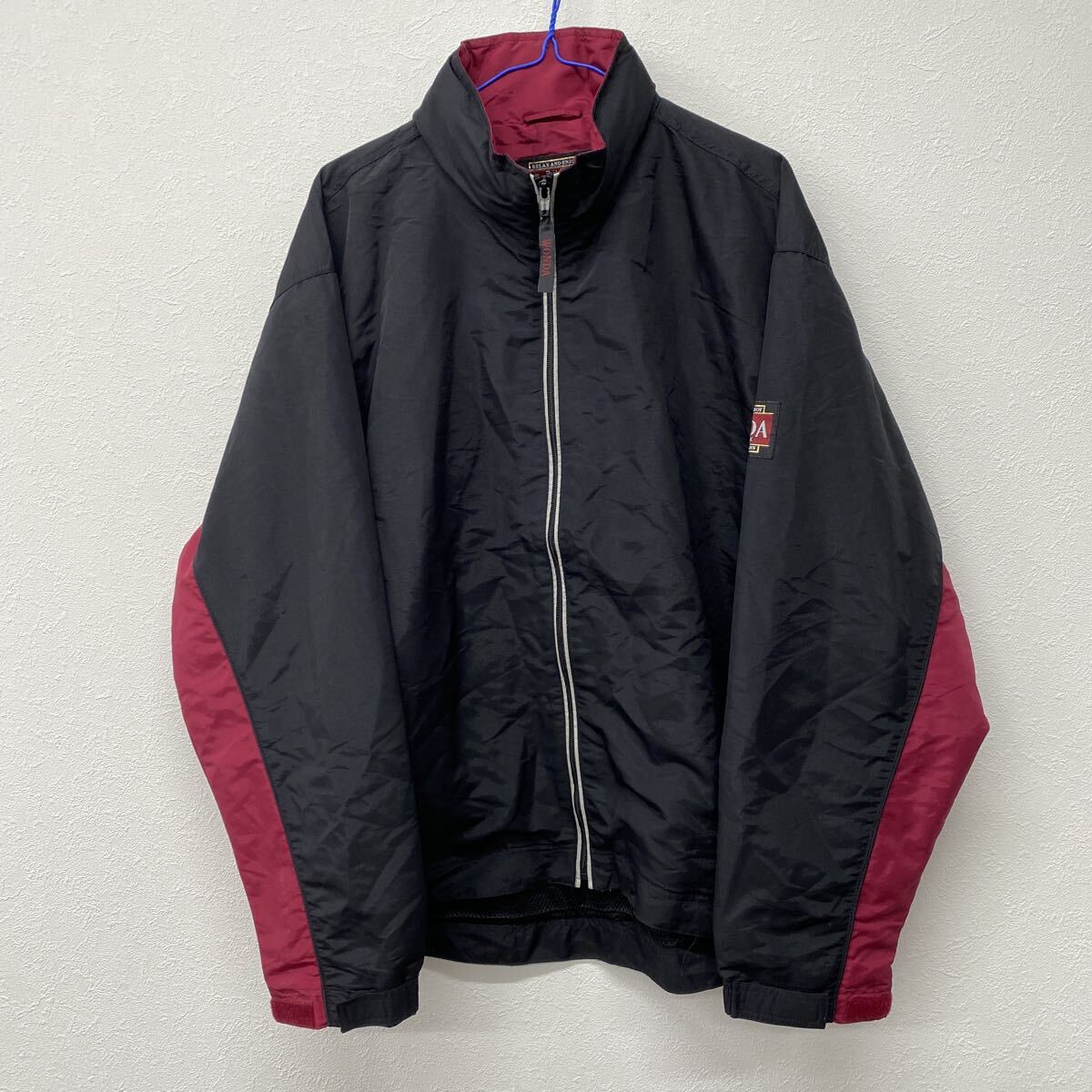 ワンダ WONDA coffee ナイロンジャケット 黒 赤 こ21拍卖