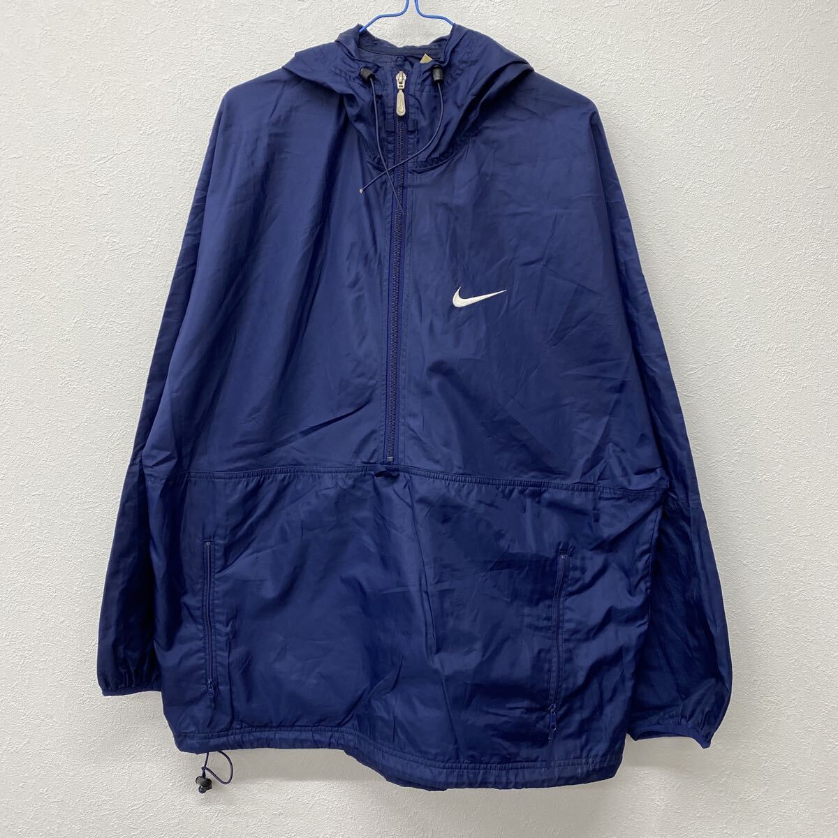 NIKE ナイキ ハーフジップ ジャージ トップス ネイビー ブルー L こ31拍卖