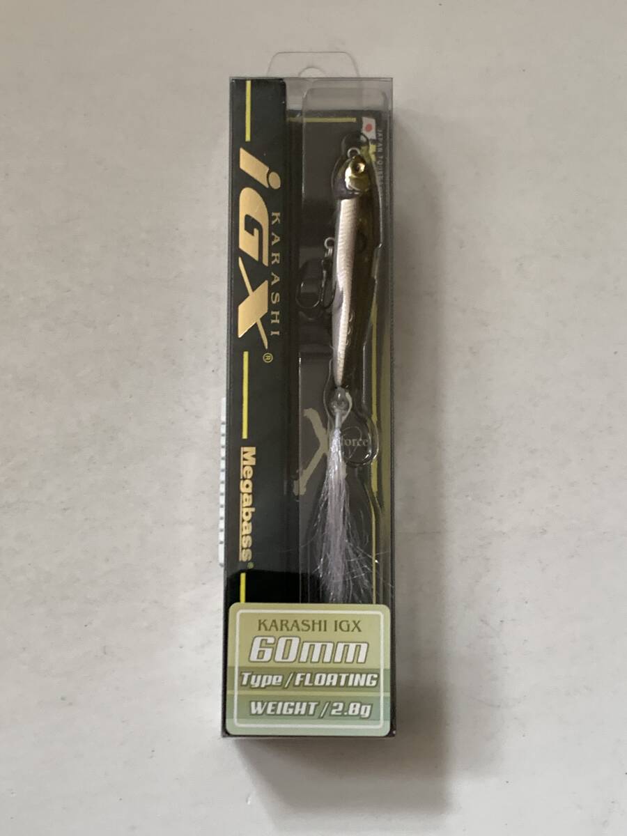 メガバス【KARASHI IGX 60F 3】70911拍卖