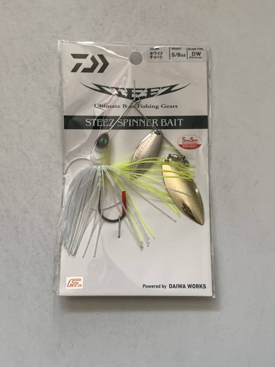 ダイワ【STEEZ スピナーベイト 5/8oz DW ホワイトチャート】70912拍卖