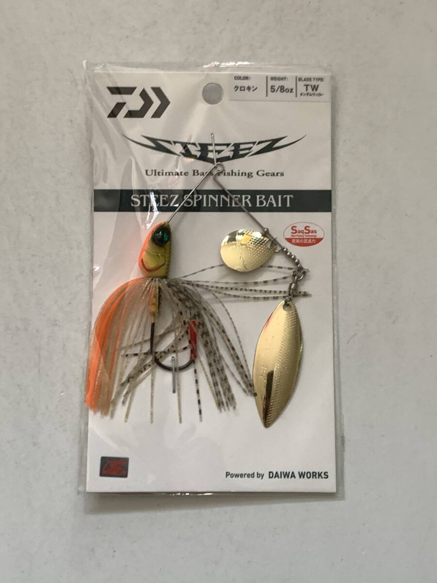 ダイワ【STEEZ スピナーベイト 5/8oz TW クロキン】70912拍卖