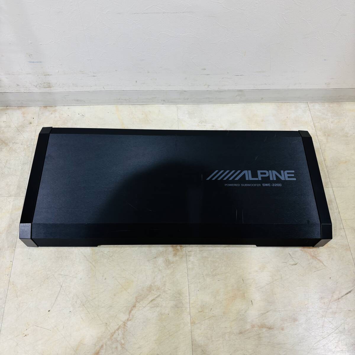 ALPINE アルパイン ウーファー パワードサブウーファー SWE-2200 ジャンク NC2198M拍卖