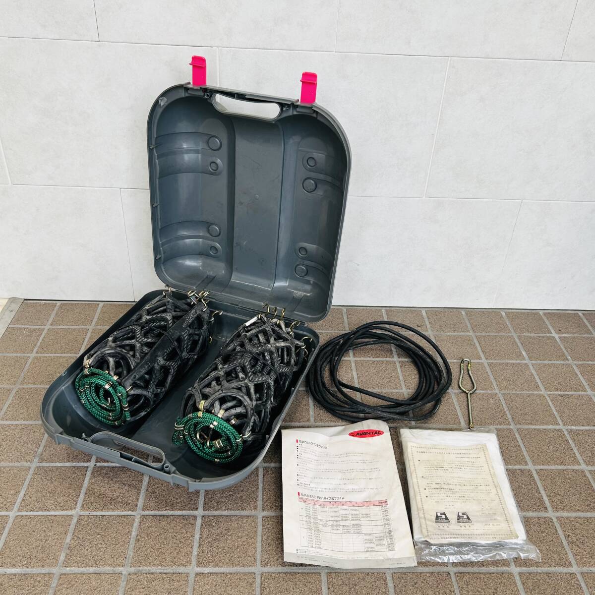 AVANTAC RN1 アバンタック ネットタイプラバーチェーン YOKOHAMA 非金属タイヤチェーン 雪道 スリップ スタック NA4322 検K拍卖