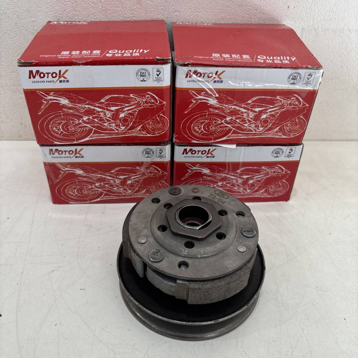 未使用 4個 まとめ クラッチアッセンブリ ドリブンプーリーキット スタンダード ホンダ 社外品 汎用 保管品 NC2242M拍卖