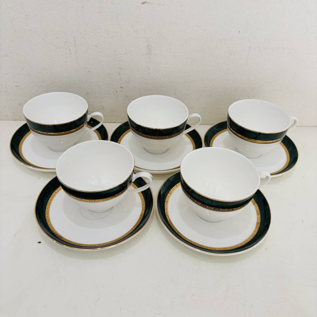 カップ&ソーサー 5客セット グラン パレ DE GRAND PARIS コーヒータイム ティータイム コーヒーブレイク カフェ 喫茶店 NA5437M拍卖