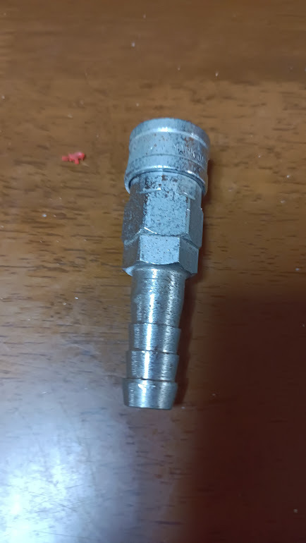 日東工器エアーホース スチール ジョイントカプラ 15mm ジャンク品 保管品拍卖