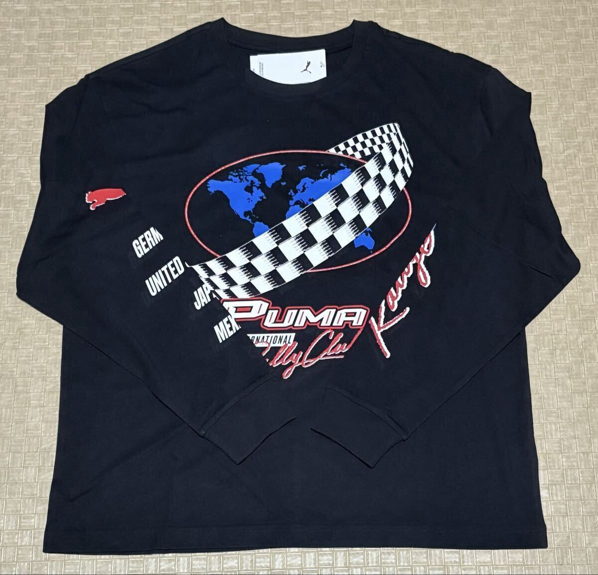 新品未使用・XL サイズ・PUMA・プーマ・グラフィック MOTO リラックス 長袖 Tシャツ拍卖