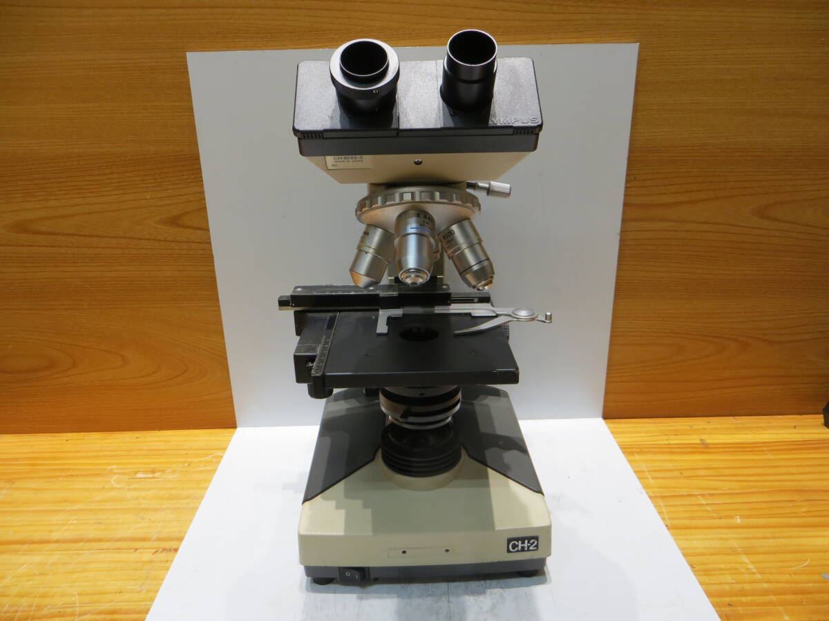 *H0754* OLYMPUS オリンパス 双眼生物顕微鏡 CHT CH-2 /100V 動作未確認品中古#*拍卖