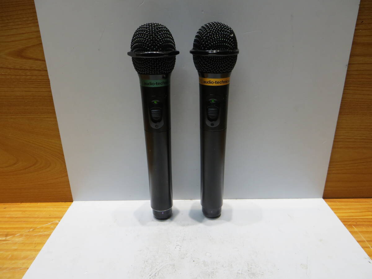 *S31.91*オーディオ・テクニカ(audio-technica)赤外線ワイヤレスマイクAT-CLM701TA/B .2本セット動作確認済み品中古#*  拍卖