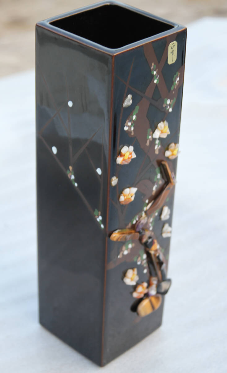 当時物 古道具 アンティーク 花瓶 四角水差し 立体装飾拍卖