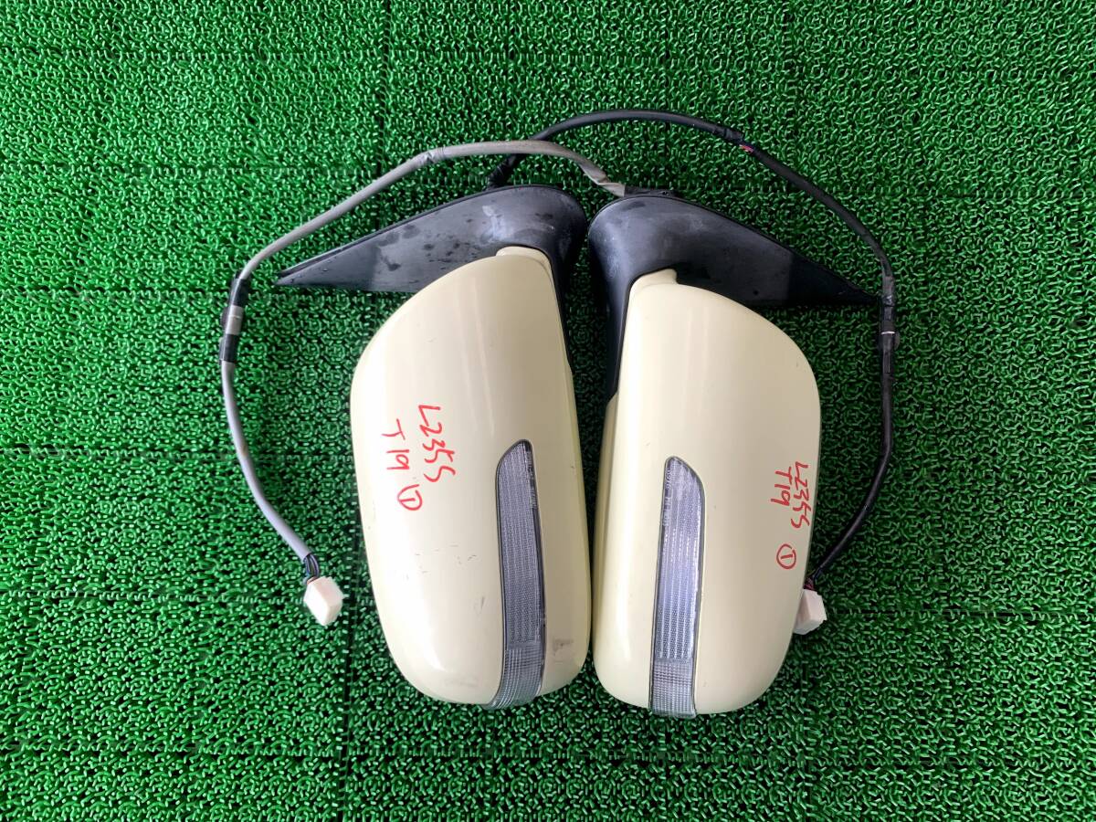 ●即決値段●動作OK● ①ダイハツ エッセ L235S 純正 ウインカー ドアミラー 左右セット サイドミラー 右 左 7P カラー: T19拍卖