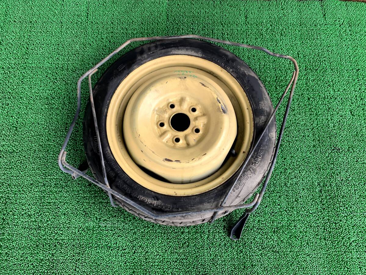 ●即決値段●250912トヨタ ノア ヴォクシー AZR60G 純正 テンパータイヤ 応急用タイヤ スペアタイヤ タイヤラック T135/80D16拍卖