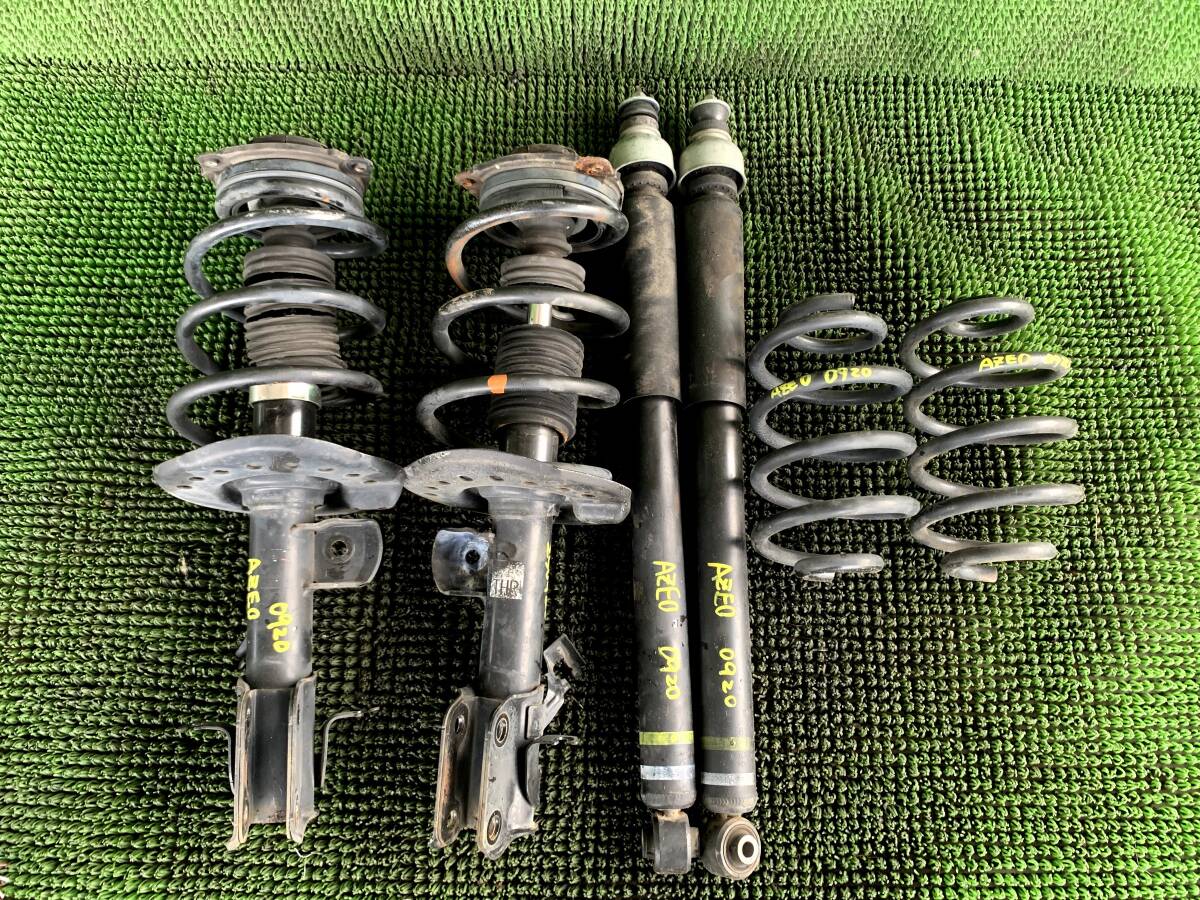●即決値段●漏れなし●97826KM 日産 リーフ AZE0 純正 サスペンション ストラット 左右 リアショックアブソーバー バネ 右 左 1台分拍卖