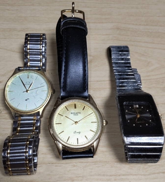 腕時計 ROGATIS SWISS メンズ 時計 レディース クォーツ ジャンク 現状品 動作未確認拍卖