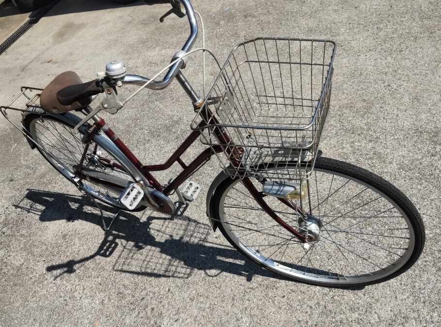 27インチ 自転車 車体 部品取り レストア ベース 中古 拍卖