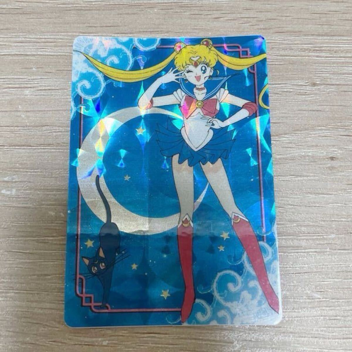 無印 初期 初版 セーラームーン カードダス バンプレスト アマダ バンプレカード キラ NO.5 セーラームーン 1992 当時物 レア拍卖