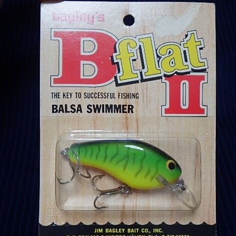レアな元祖フラットサイド! オールド バグリー シンキング Bフラット2 未開封品 OLD BAGLEY SINKING B FLAT 2 SBF2 HT69 NIP!!!拍卖