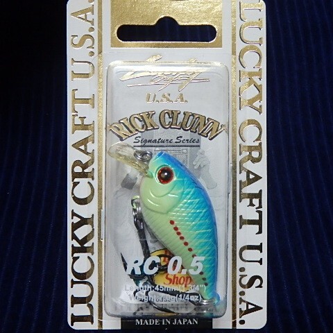ラッキークラフト RC 0.5 ブルーブリーム 未開封品! LUCKY CRAFT RC0.5 BLUE BREAM NEW IN PACKAGE! BASS PRO SHOPS拍卖