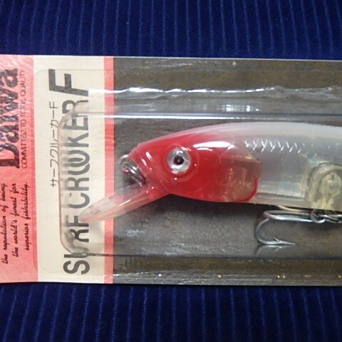 秘密のソルトミノー! ダイワ サーフクルーカー 140F レッドヘッド 反射板 未開封品 DAIWA SURF CROOKER 140F REDHEAD NIP!拍卖
