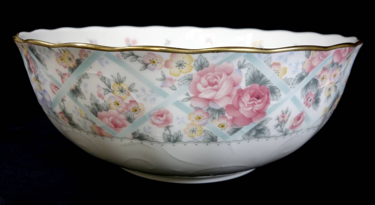 希少!廃盤品 昭和ビンテージ Noritake ノリタケ WEDDING MALL ウエディングモール ボウル ボーンチャイナ N印 1990年代 HKE709(追加)拍卖