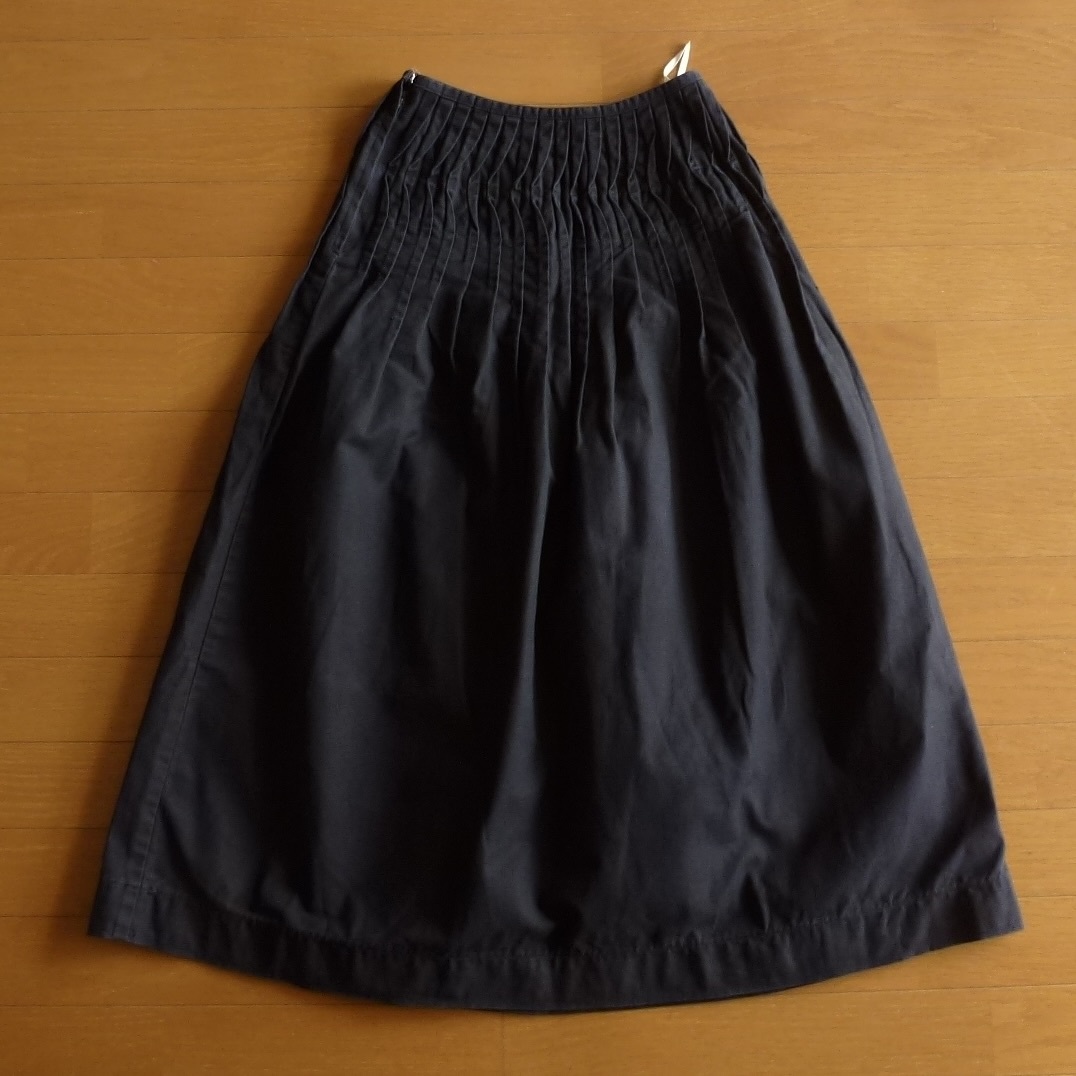 PINK HOUSE ピンクハウス プリーツ コットン スカート 黒 ビンテージ 即決あり!拍卖