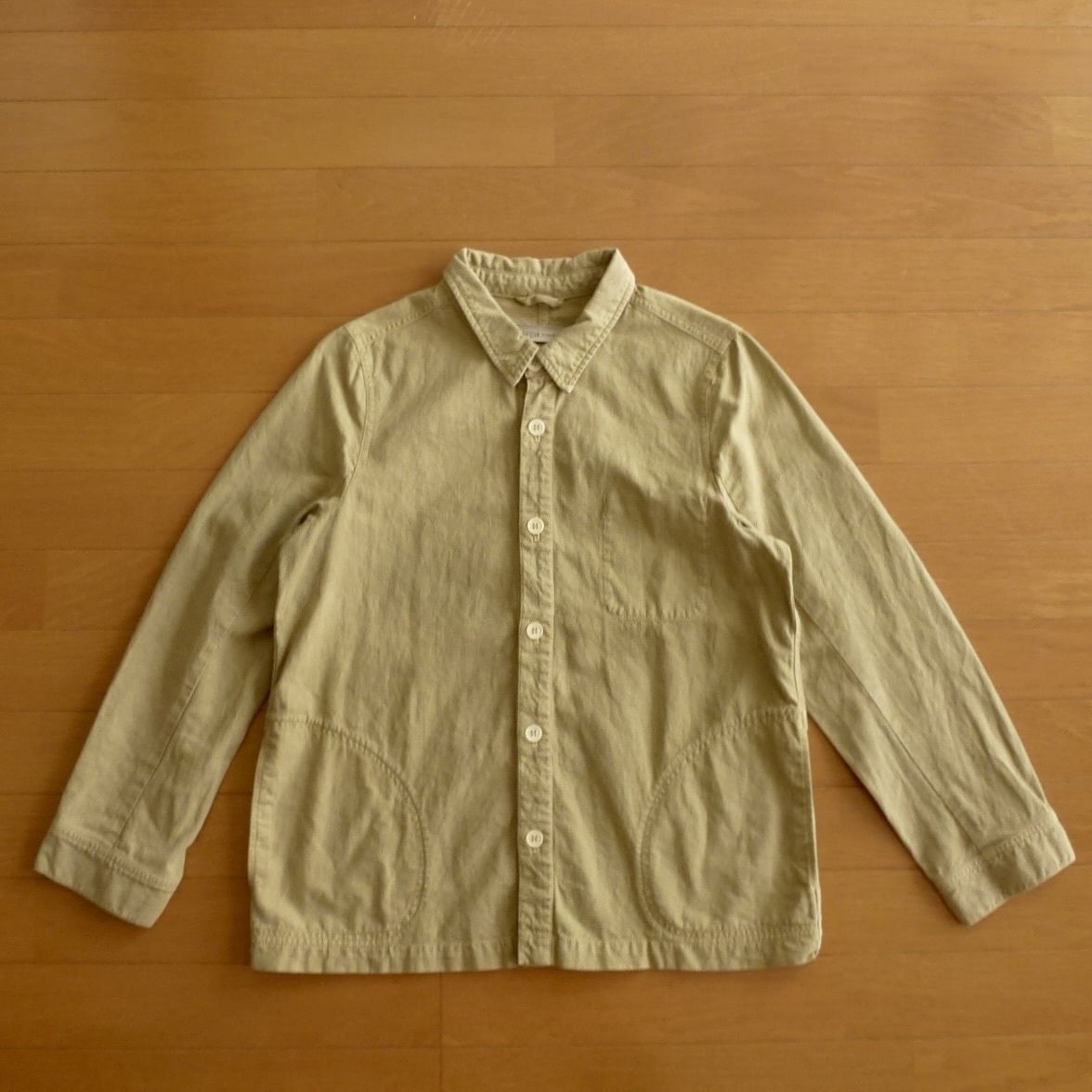 良品 bisque by nest Robe ネストローブ ワークテイスト シャツジャケット リネン混 即決あり!拍卖