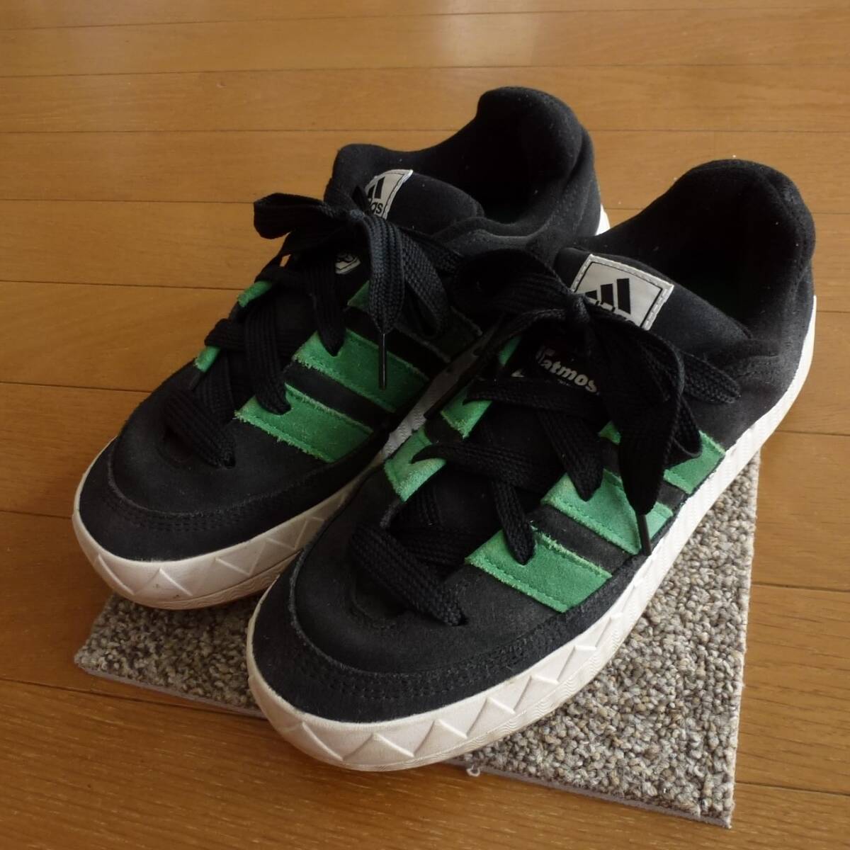 トリプルコラボ adidas アディダス × atmos アトモス × X-LARGE エクストララージ ADIMATIC アディマティック 25.5cm 即決あり!拍卖