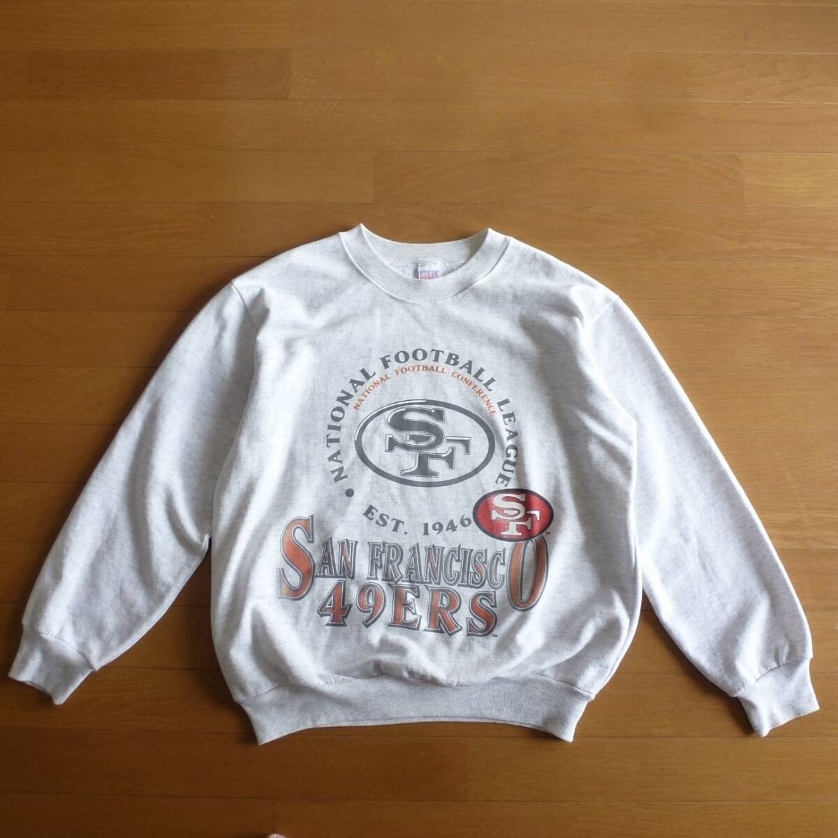 90s USA製 GARAN サンフランシスコ49ers トレーナー 古着 ビンテージ 即決あり! 拍卖