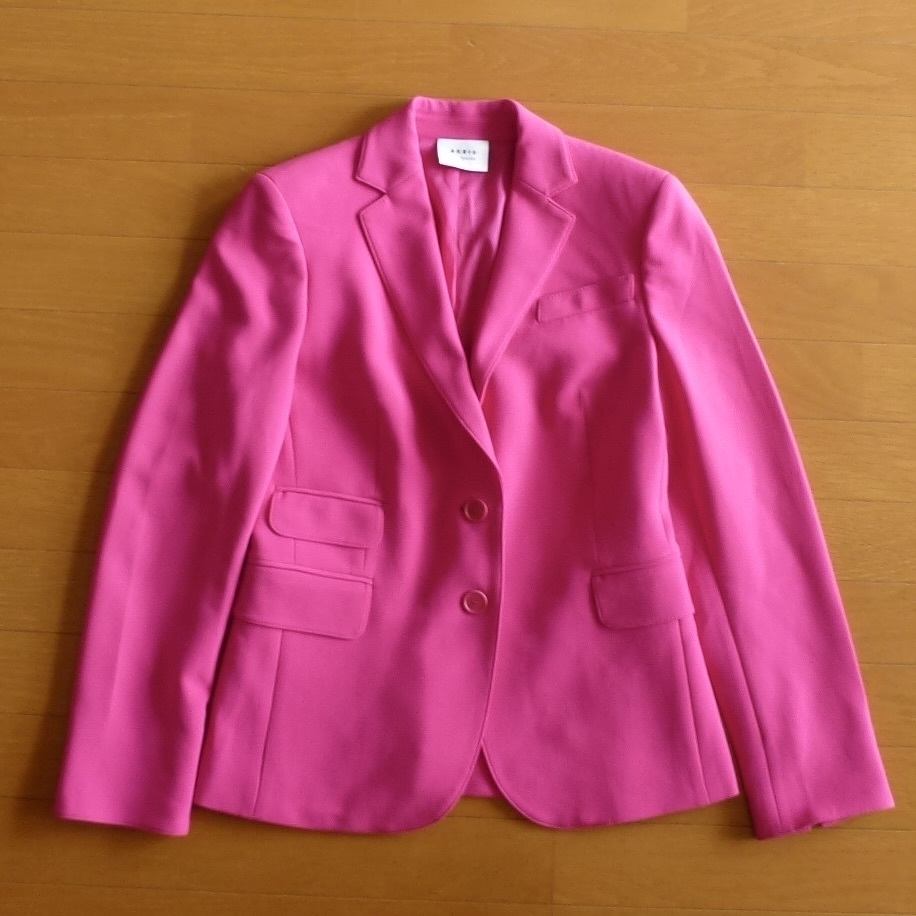良品 AKRIS アクリス ジャケット ピンク 即決あり!拍卖