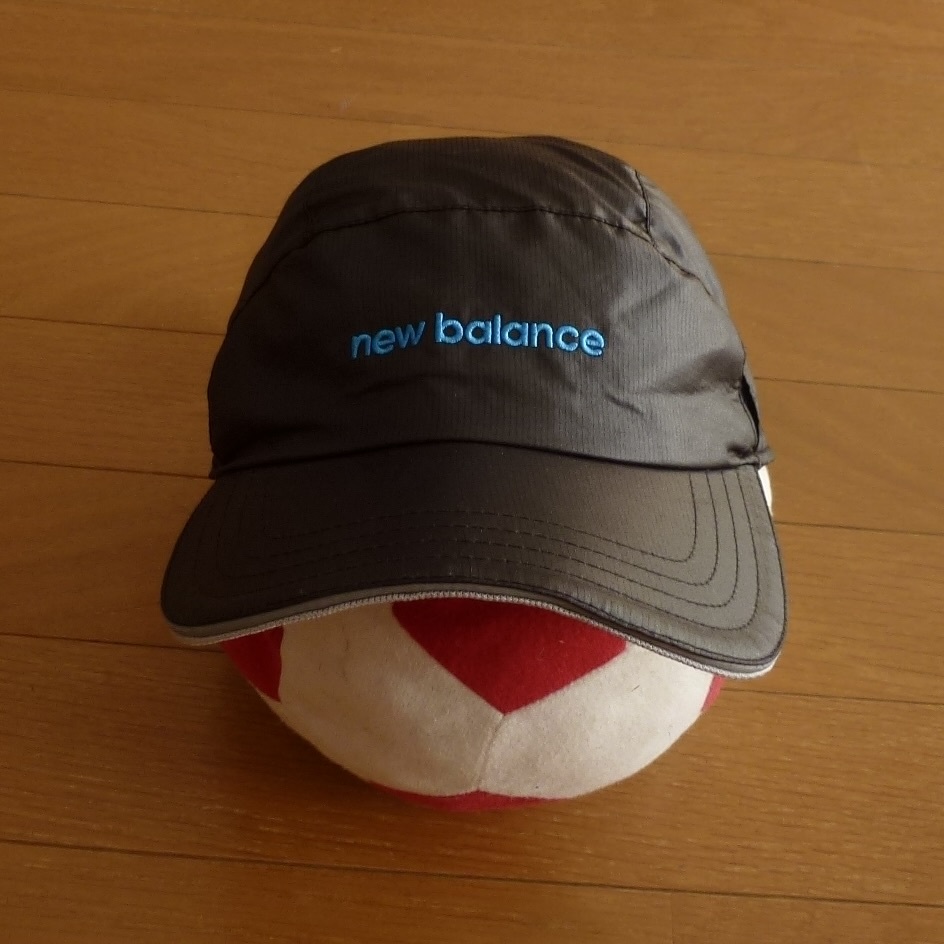 newbalance ニューバランス キャップ 帽子 ランニング マラソン 黒 メンズ拍卖