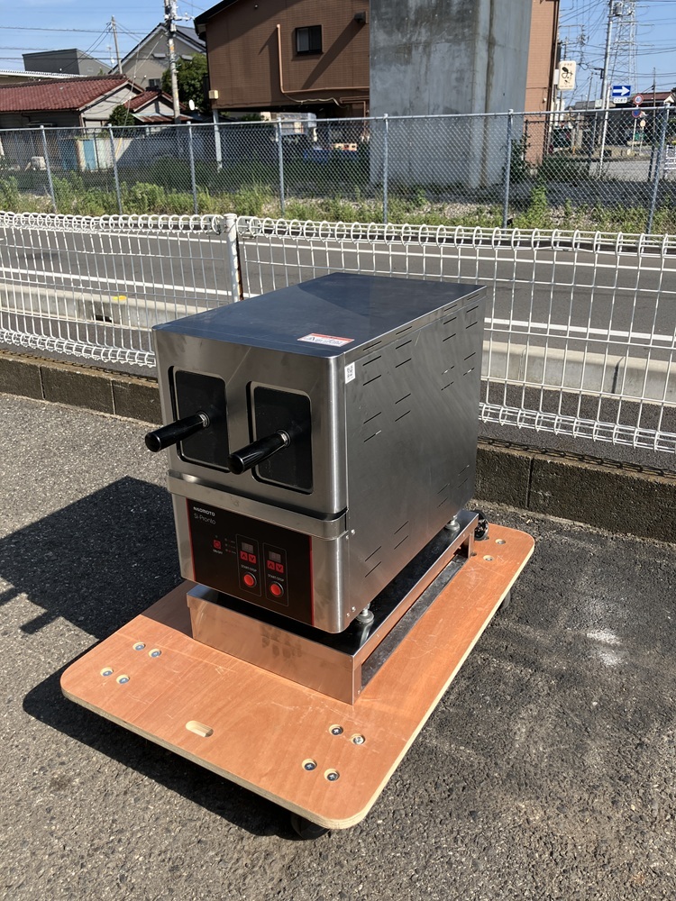 即決 2022年製 直本工業 冷凍麺解凍機 QF-58 架台付 三相200V 幅340 奥行555 高さ490 Si-Pronto GRANDE パスタ うどん 厨房 業務用 中古 拍卖