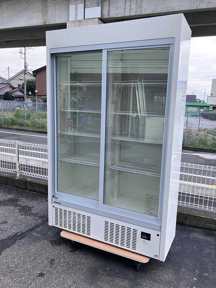 2024年製 パナソニック 冷蔵リーチインショーケース SRM-RV419SC 100V 幅1200 奥行450 高さ1900mm スライド扉 厨房 業務用 中古拍卖