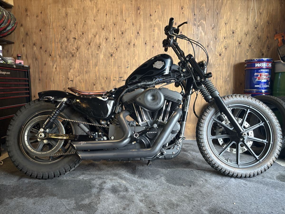 ハーレーダビッドソン 車体 スポーツスター XL1200NS アイアン フリスコ チョッパー カスタム 大阪拍卖