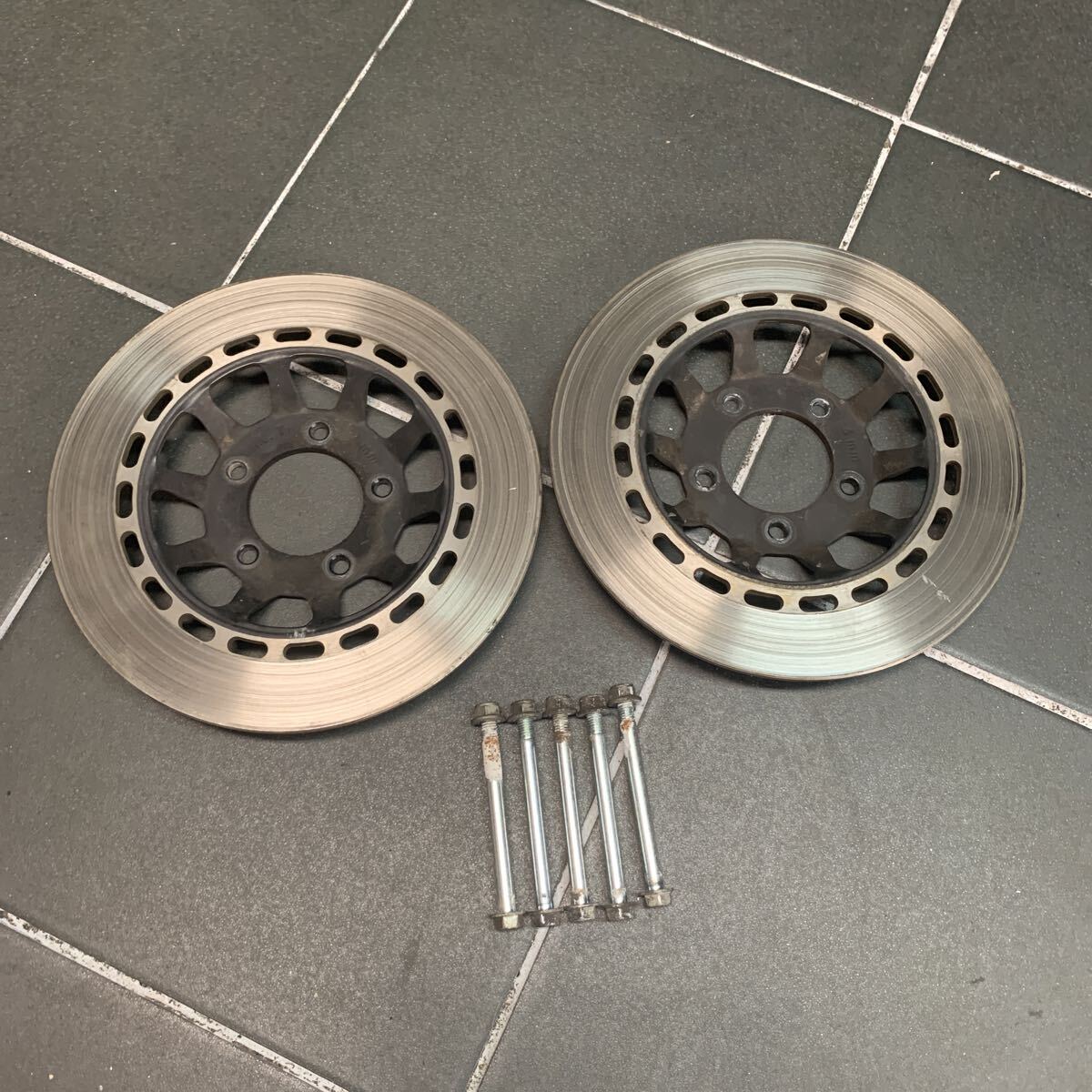 CB250N CB400N スーパーホーク ホーク3 バブ ダブル ディスク板 CB250T CB400T CBX400F CBR400F GT380 GSX400E GS400 ザリ ゴキ拍卖