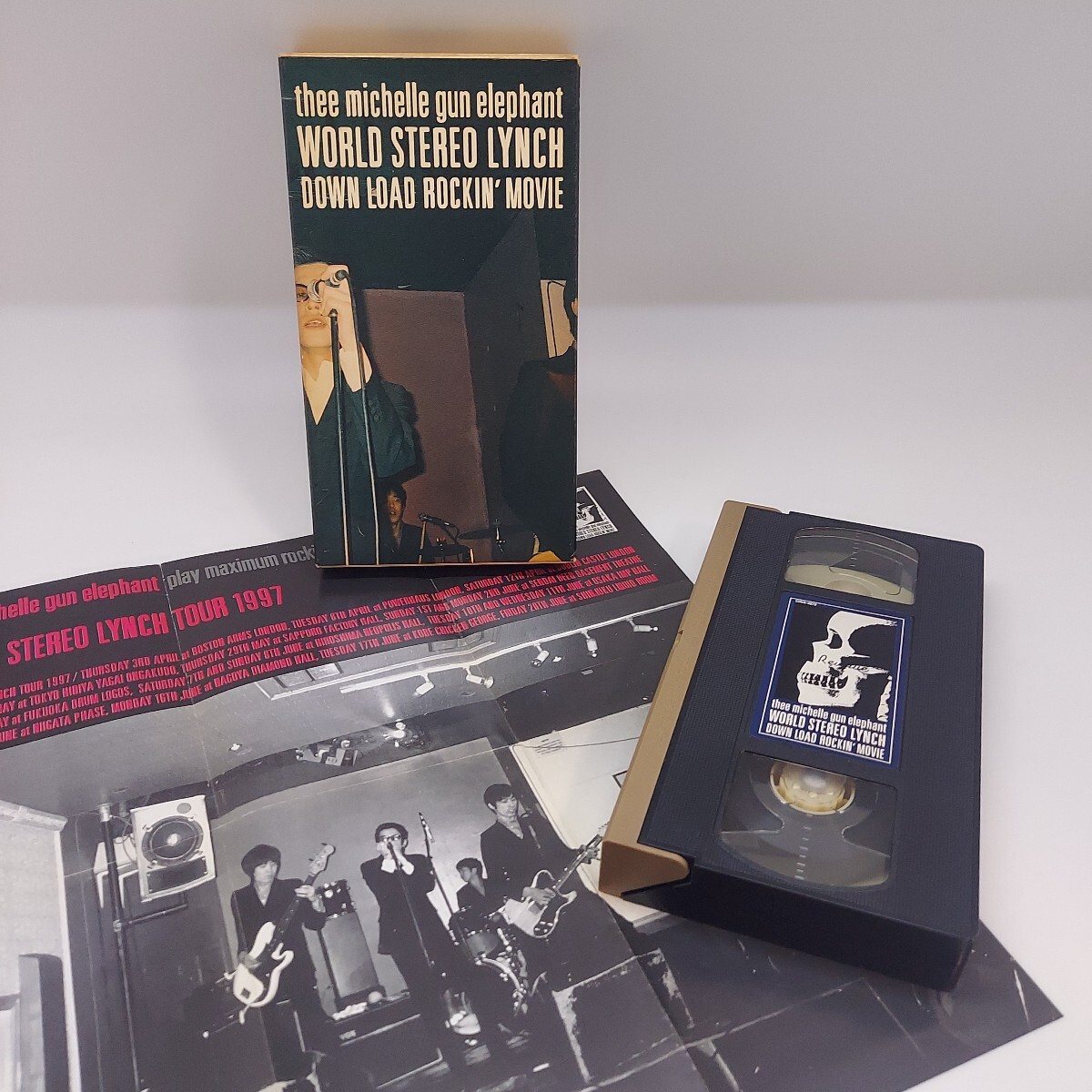 ミッシェルガンエレファント ミュージックビデオ 60分 WORLD STEREO LYNCH TOUR 1997 当時物 VHS ビデオテープ 再生確認済み拍卖