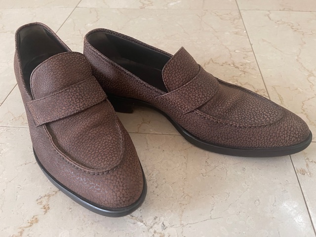 GIORGIO ARMANI ジョルジオ・アルマーニ スリッポン 42 1/2 (26.5cm) 佐川急便80サイズ拍卖