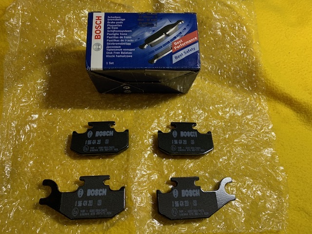 【送料600円】 【BOSCH】 ルノー RENAULT TWIZY トゥイージー ツイジー フロント ブレーキパッド 新品拍卖