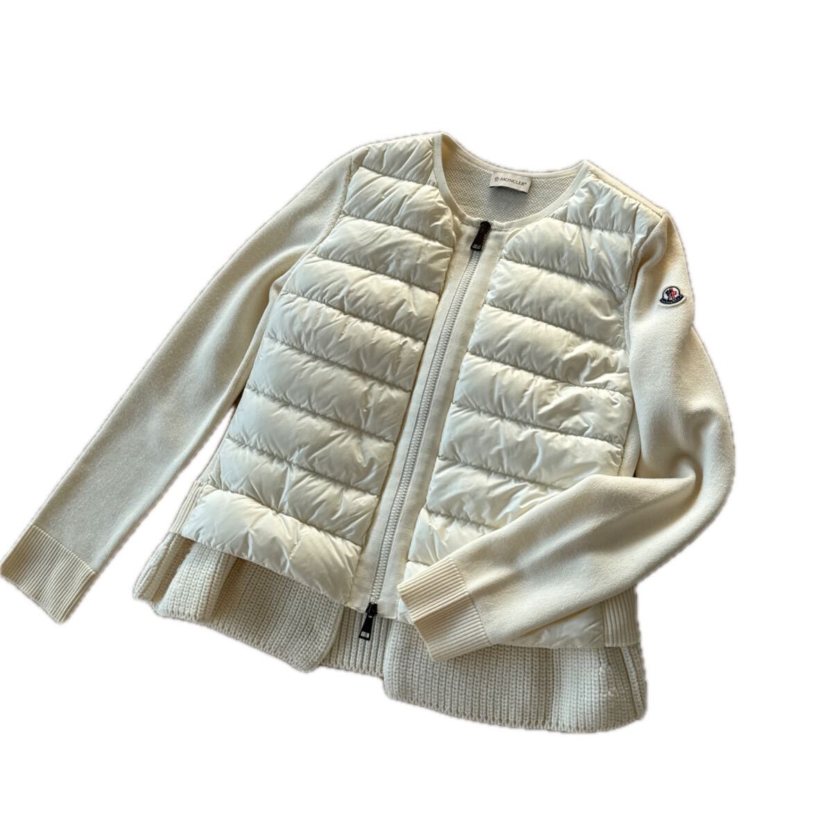 MONCLER モンクレール ノーカラー ダウンジャケット XS拍卖
