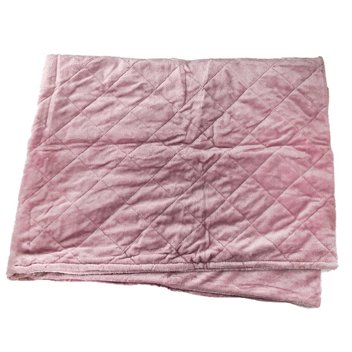 ごろ寝マットカバー 吸湿発熱 フランネル 蓄熱保温わた入 ウォームコア 幅70x185cm モーヴピンク 冬拍卖