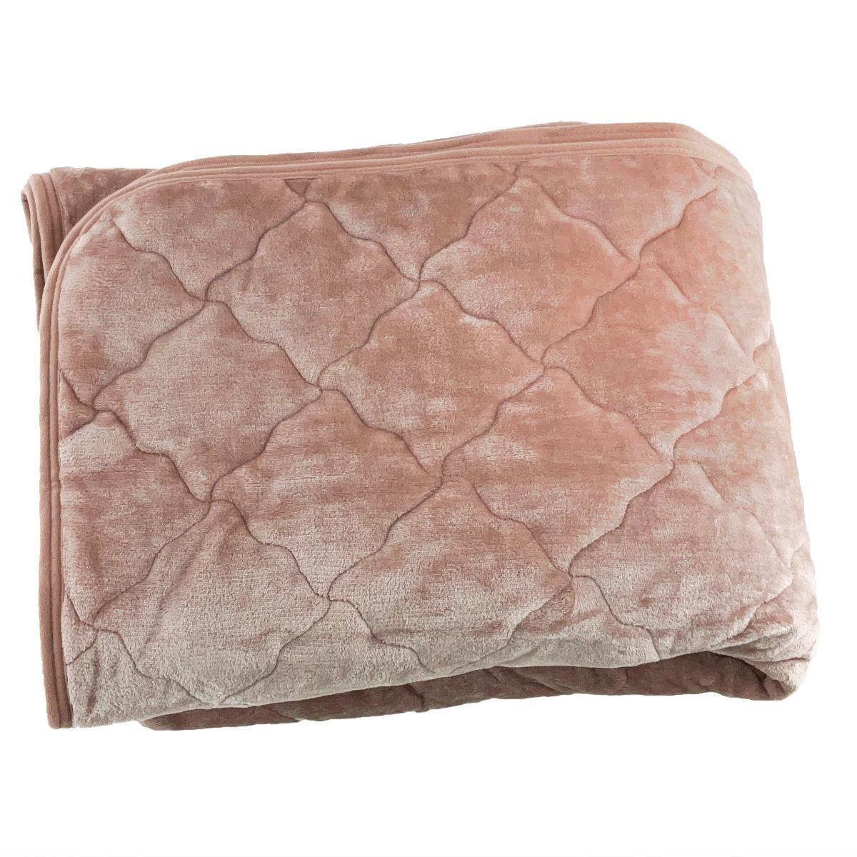 フランネル敷パッド モイスト 吸湿発熱 シングル 幅160x205cm シャビーピンク 冬拍卖