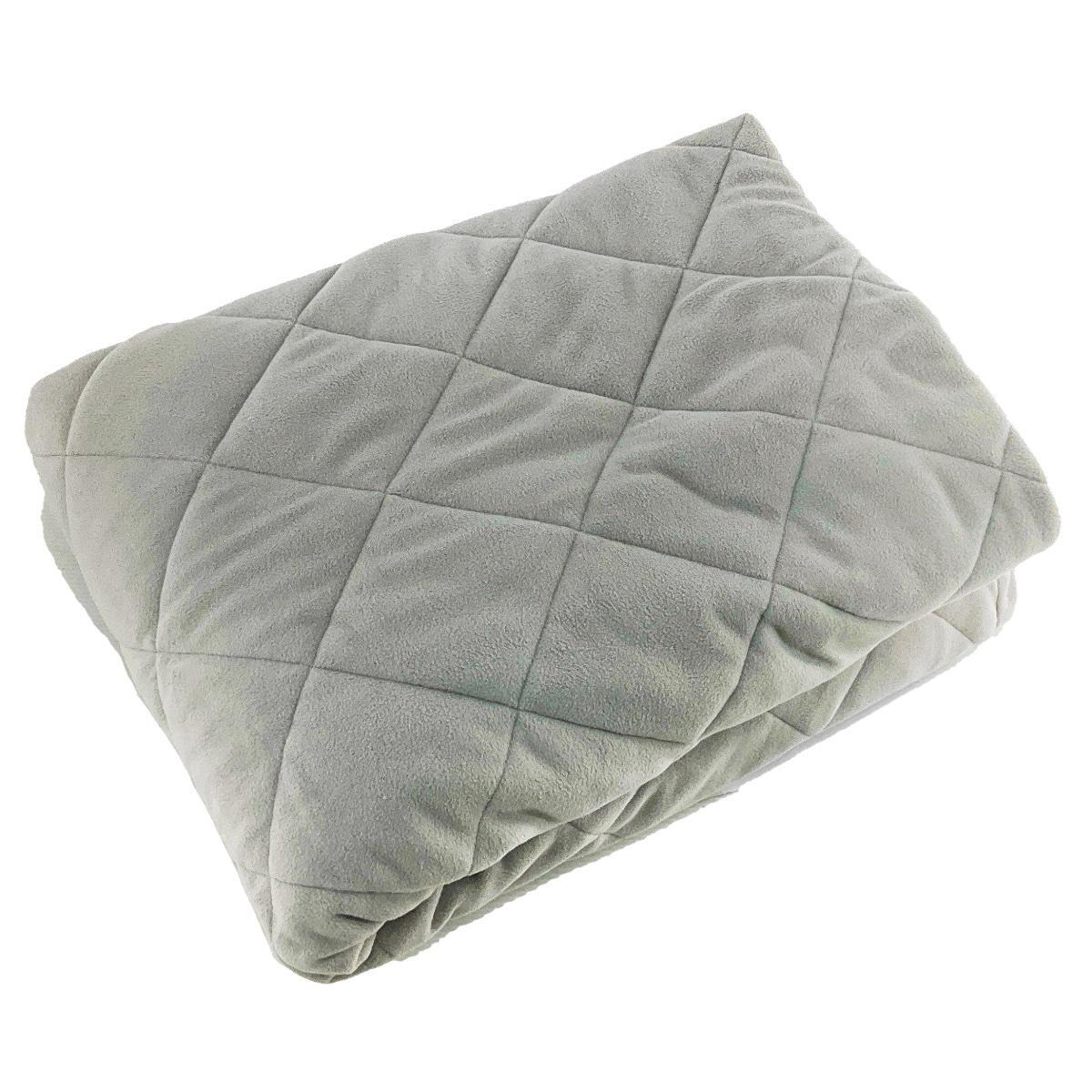 パッド一体型ベッドシーツ マイクロフリース セミダブル ミディアムグレー 冬拍卖