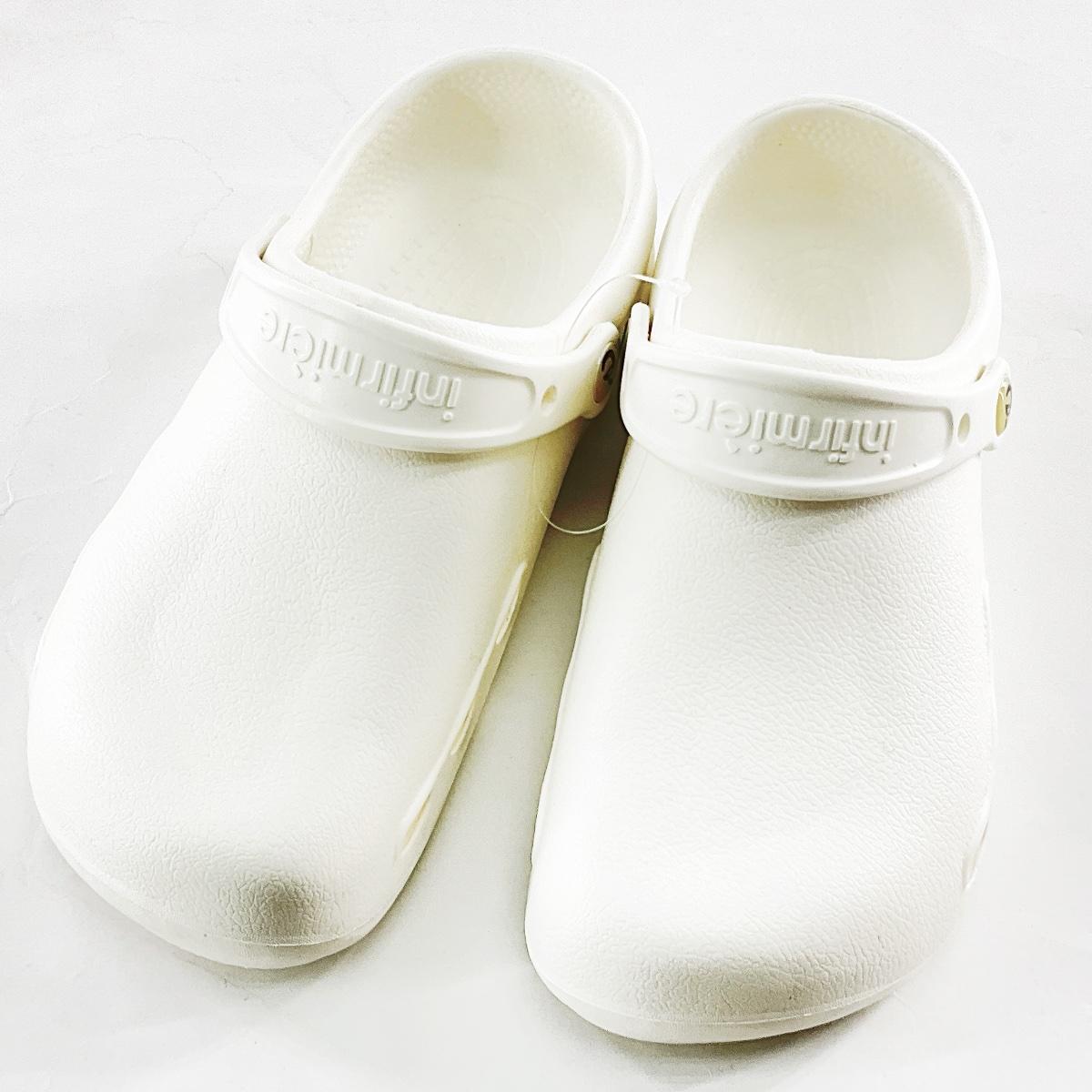 訳あり やわらかEVAサンダル 抗菌 軽量 男女兼用 L 24.0~24.5cm ホワイト拍卖