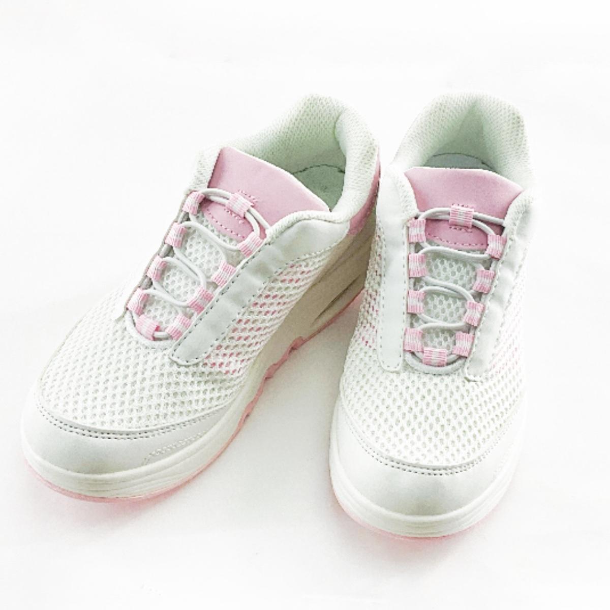 らくらくステップシューズ メッシュ軽量スニーカー Sサイズ 22.0~22.5cm ピンク拍卖