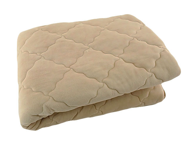 パッド一体型ベッドシーツ 綿スマートヒート 吸湿発熱 綿100% シングル 幅100x200x25cm ソフトブラウン 冬拍卖