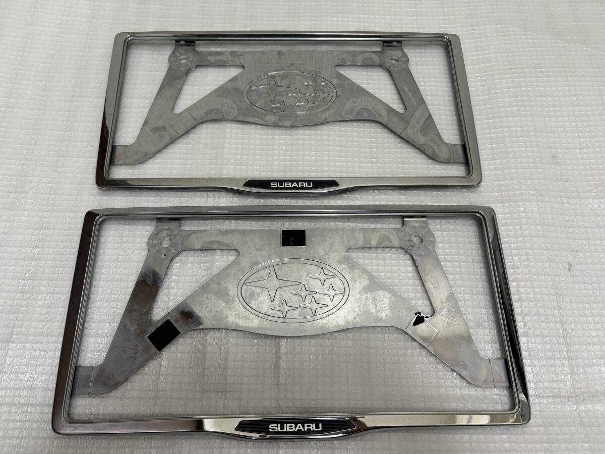 スバル SUBARU 純正 ナンバーフレーム拍卖