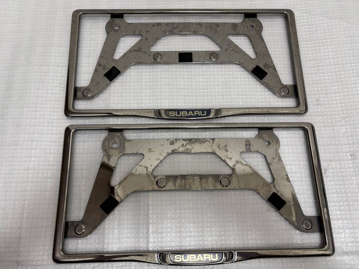 スバル SUBARU 純正 ナンバーフレーム拍卖