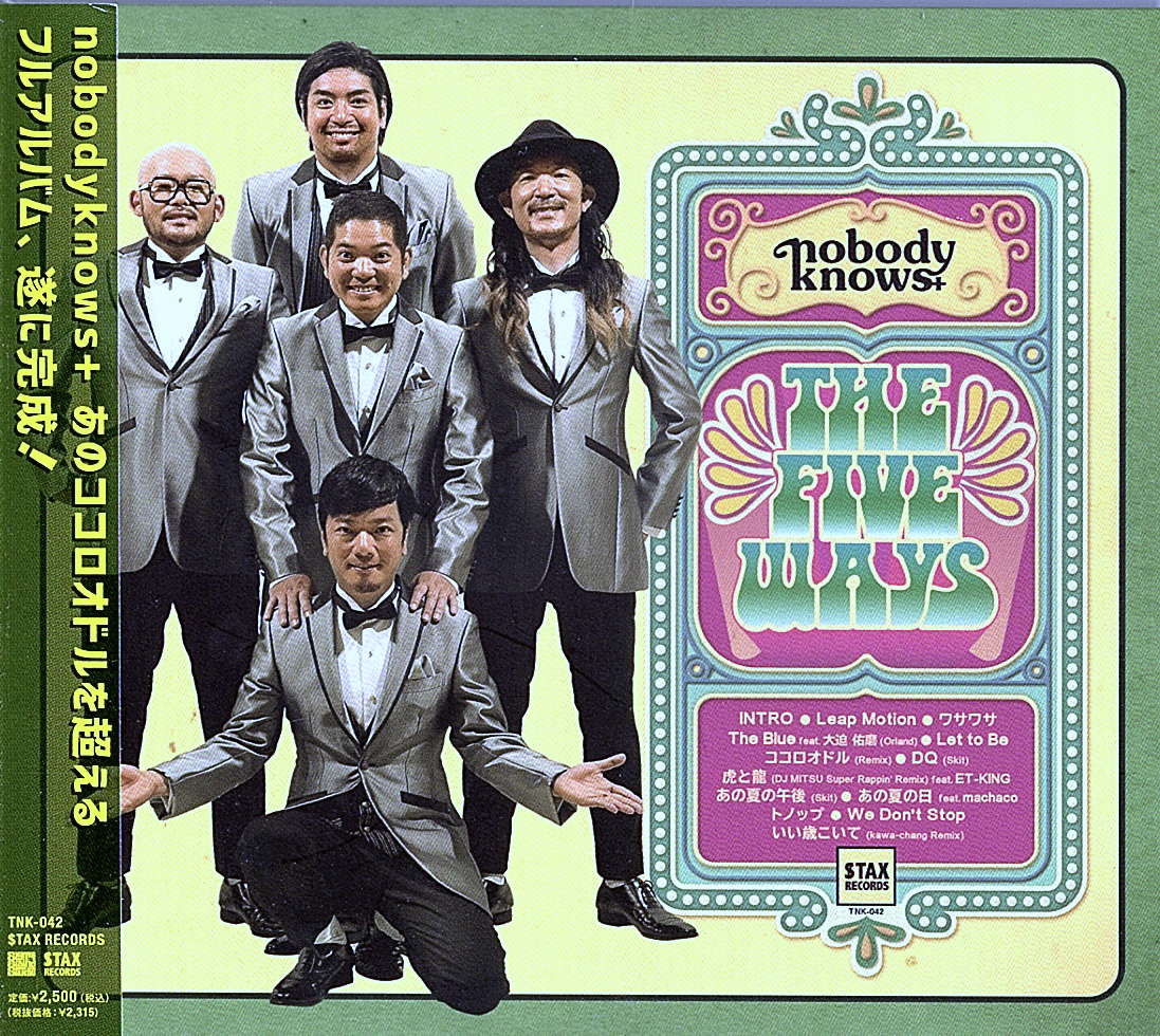 ◆CD/帯付き◆nobodyknows+(ノーバディーノウズ)「The Five Ways」TNK-042拍卖