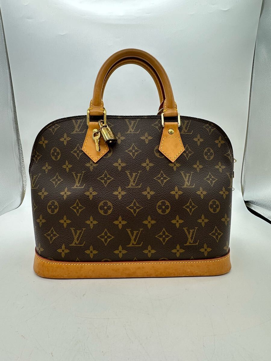 Y04025 LOUIS VUITTON ルイヴィトン アルマ モノグラム キャンバス ハンドバッグ 拍卖