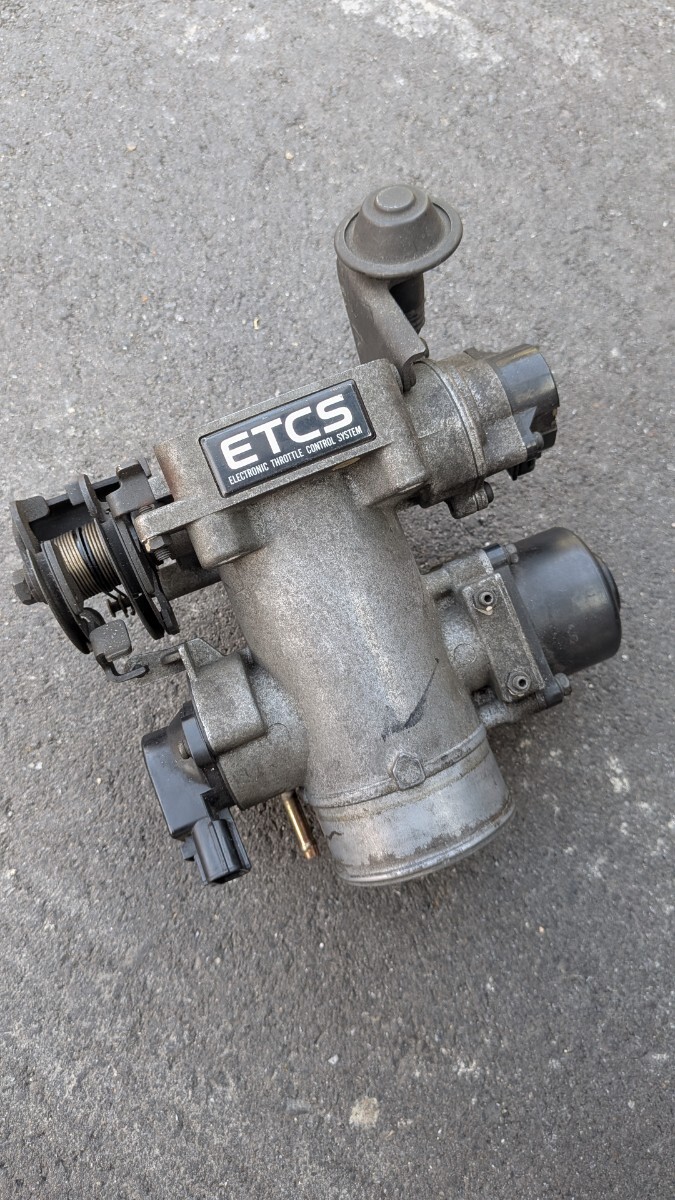 Toyota Genuine Parts for JZX100 Tourer V 1JZ-GTE 純正 ツアラーV用 スロットルボディ5速用 ダッシュポット付 レア ETCS 純正5速用拍卖