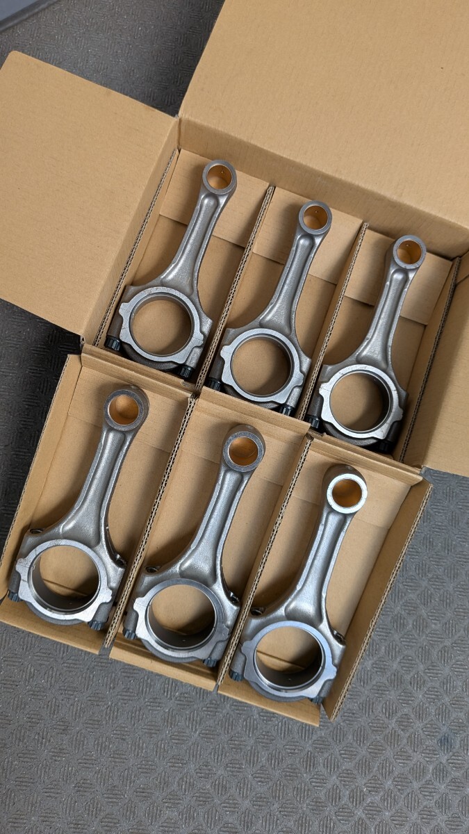 Toyota Genuine Parts for JZX100 Tourer V 1.5JZ-GTE 2JZ-GTE 3JZ-GTE ツアラーV用 新品 純正コンロッド 6本拍卖